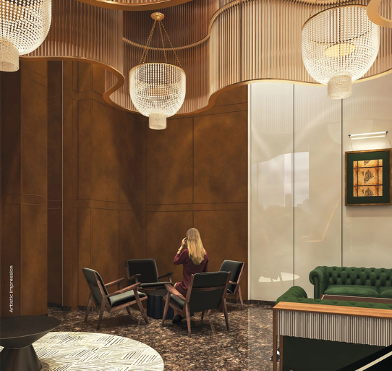 ACE Mahagun Medalleo-waiting area