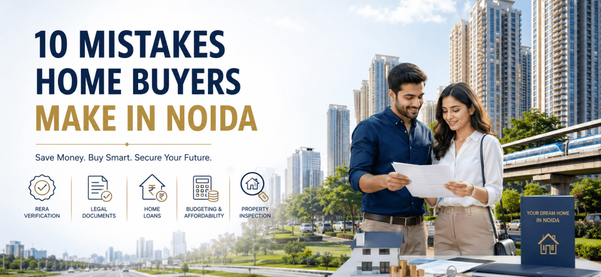 First-time home buyers inspecting an apartment in Noida
