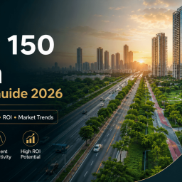 Sector 150 Noida Investment Guide 2026 featuring premium residential projects, green landscapes, luxury apartments, and modern infrastructure.