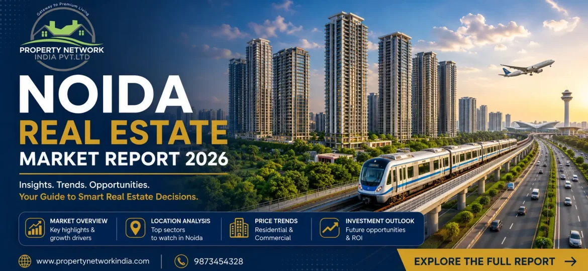 Noida Real Estate Market Report 2026 showing Noida residential property market