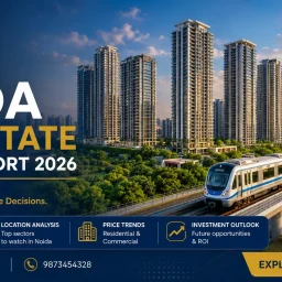 Noida Real Estate Market Report 2026 showing Noida residential property market