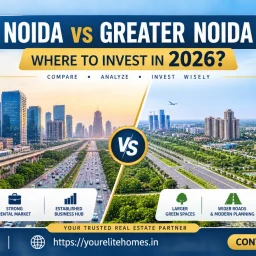 Noida vs Greater Noida property investment comparison in 2026
